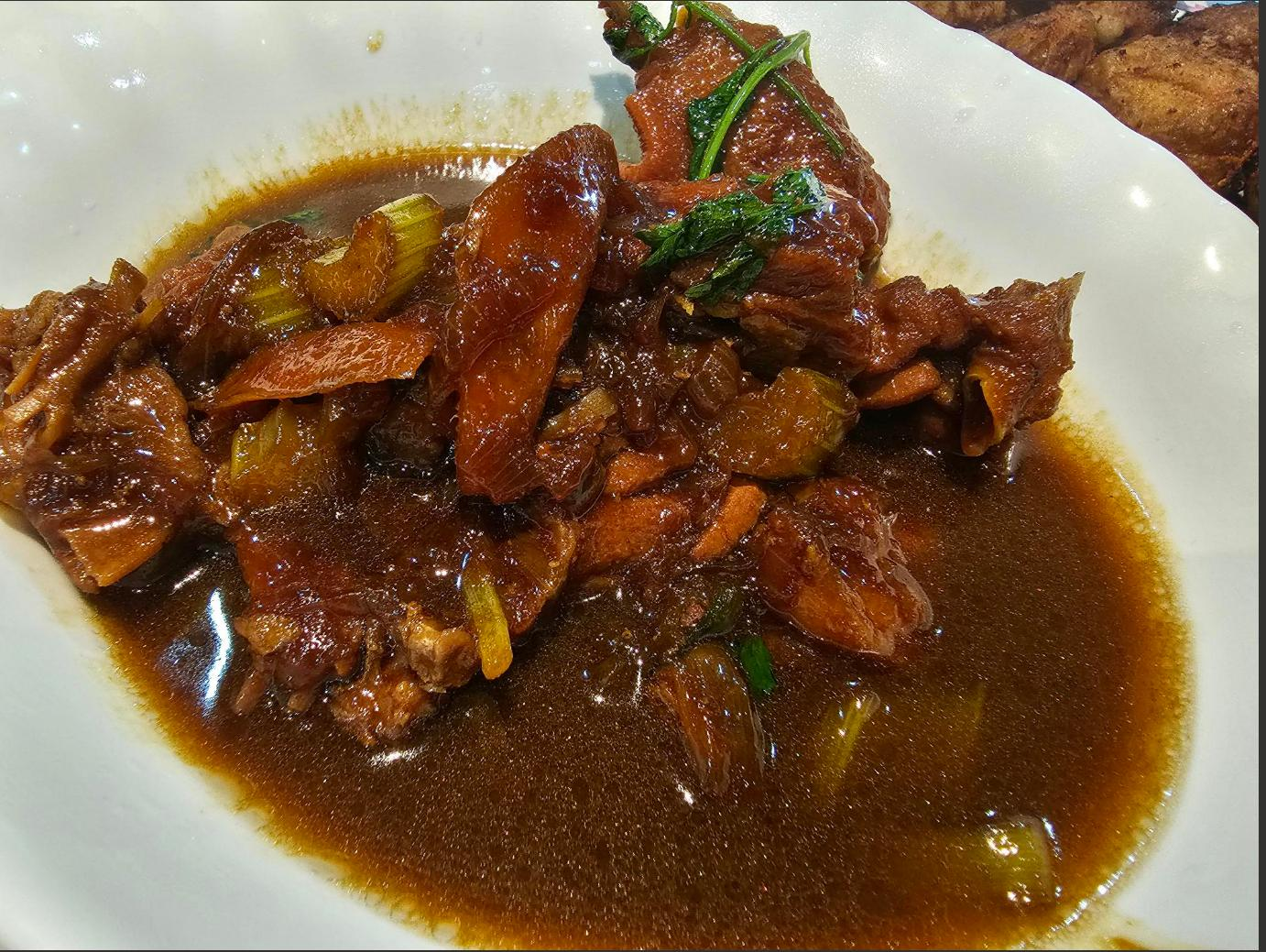 Braised Duck Chu Hou Sauce Rose Wine
