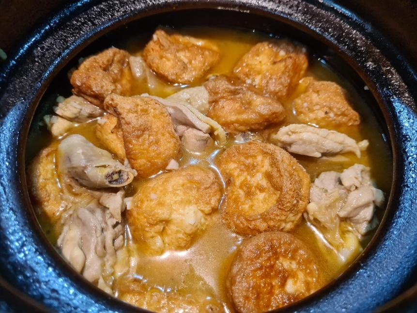 Stewed Tofu Chicken Salted Fish