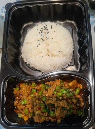 Bento Set B Basil Pork