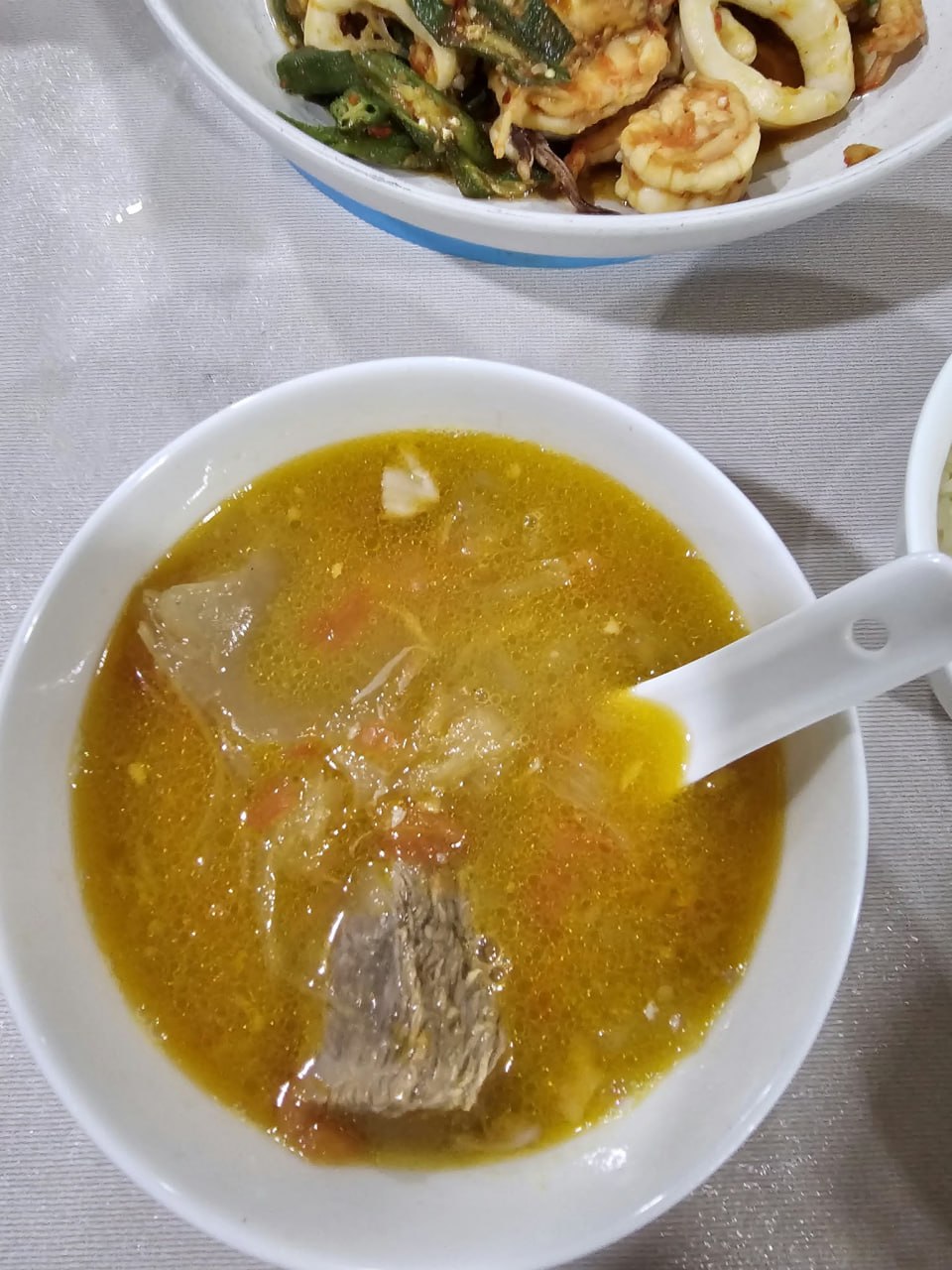 Salted Veg Duck Soup